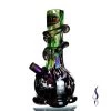 3G170 Swirl Multi Color Thick Glass Bong With Base 20cm
