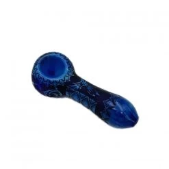 3D Carved Glass Pipe 10cm -Hookah Equipment Store 3d carved pipe 3