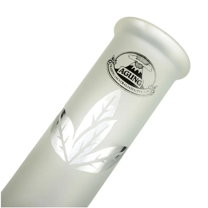 Agung Mini Gripper Frosted Glass Bong 24cm 2 Agung Mini Gripper Frosted Glass Bong 24cm - Image 2