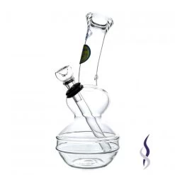 Agung Big Double Bubbler Glass Bong 25cm