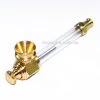 Spike See Through Brass Metal Acrylic Dry Pipe Medium Agung