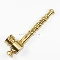 Agung 1641 Ornate Brass Spike Metal Dry Pipe 9cm