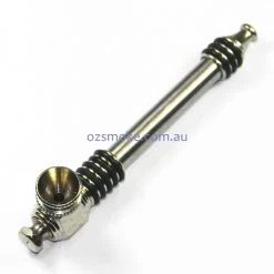 Agung 1644 NICKEL O_RING SPIKE Metal Dry Pipe 12cm