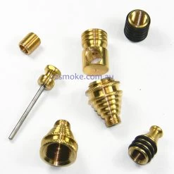 Agung 1645 BRASS CHAMBER SPIKE Metal Dry Pipe 9cm -Hookah Equipment Store A1645 PIPE BRASS CHAMBER SPIKE detail