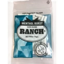 Ranch Filter Menthol Burst Supa Slim 80s