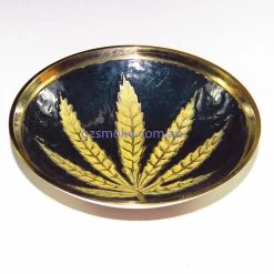 Agung Brass Leaf Bowl Small 10cm Diameter