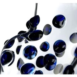 Agung Blue Dot Bubble Bong 31cm -Hookah Equipment Store A7100 agung blue dot buble3