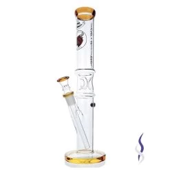 Agung Ice Slider Full Glass Bong Amber 33cm