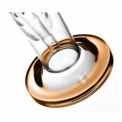 Agung Ice Slider Full Glass Bong Amber 33cm -Hookah Equipment Store A7104 ice slider glass bong 34cm amber3