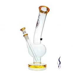 Agung Glass Slider Bubble Bong Amber 31cm
