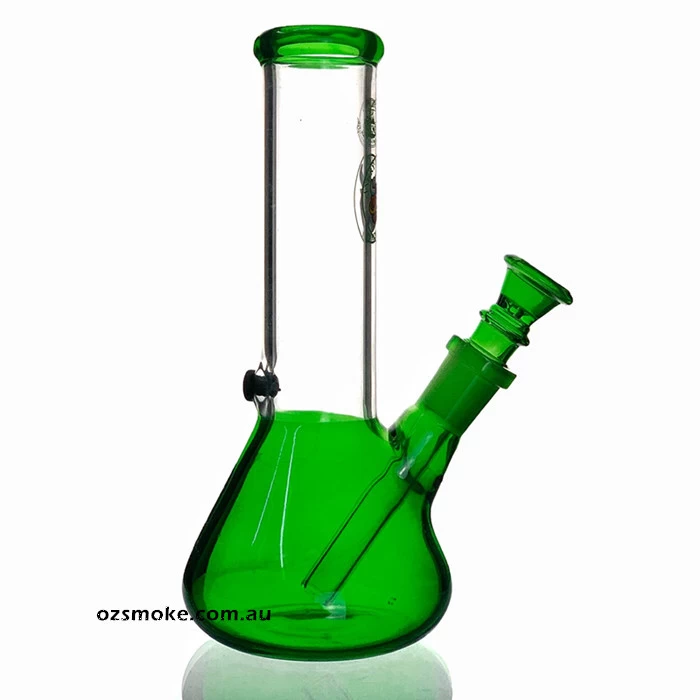 Agung Bright Beaker Small 20cm Green 2 Agung Bright Beaker Small 20cm Green - Image 2