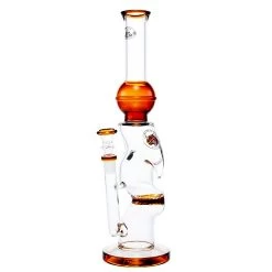 Hookah Equipment Store -Hookah Equipment Store A7129 agung percolator bulls bent bubble amber2