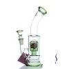 Agung Percolator Full Glass Bong Green 23cm