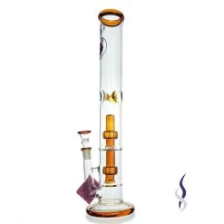 Agung Percolator Full Glass Bong 42cm Amber
