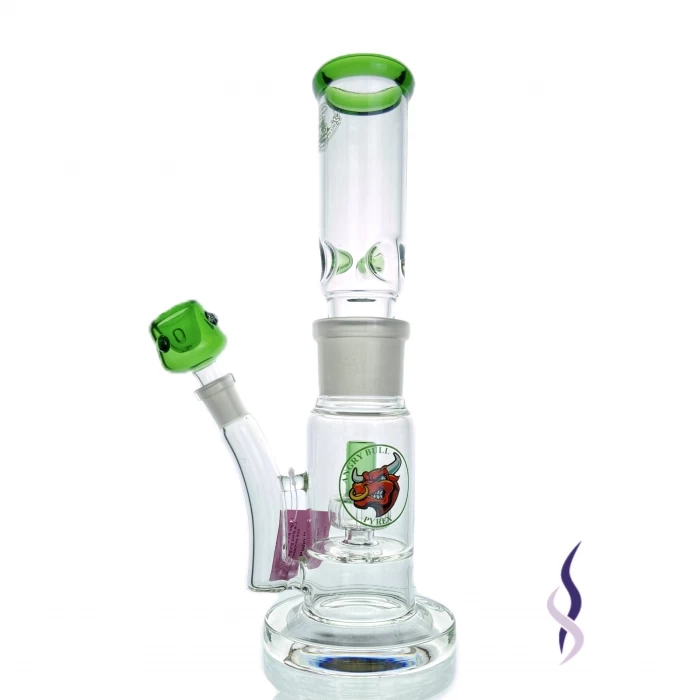 Agung Angry Bull Modular Diffuser Glass Bong 32cm Green 1 Agung Angry Bull Modular Diffuser Glass Bong 32cm Green
