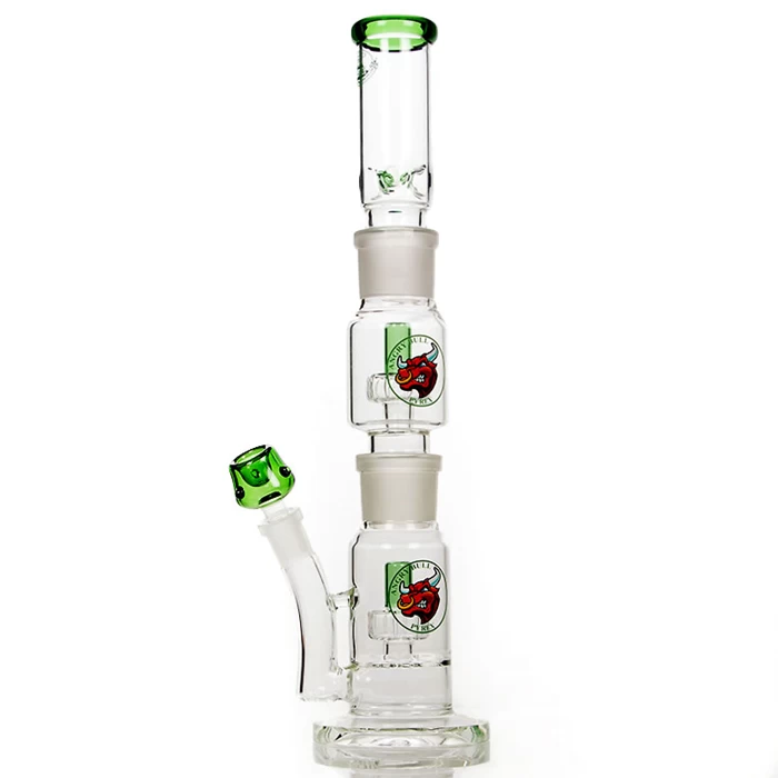Agung Angry Bull Modular Diffuser Glass Bong 32cm Green 3 Agung Angry Bull Modular Diffuser Glass Bong 32cm Green - Image 3