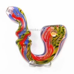Agung Sherlock Glass Bubbler Rainbow -Hookah Equipment Store A7404 glass sherlock 4