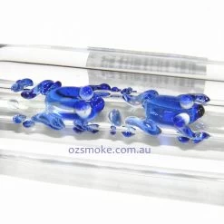 Agung Glass Dry Pipe Blue Frog -Hookah Equipment Store A7405 glass pipe3