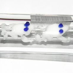 Agung Glass Dry Pipe White Frog -Hookah Equipment Store A7407 glass pipe3