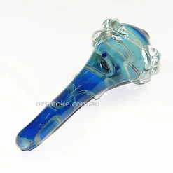 Agung Glass Dry Pipe Blue Elephant -Hookah Equipment Store A7413 glass elephant pipe back