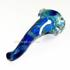 Agung Glass Dry Pipe Blue Elephant