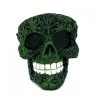 Resin Green Weed Skull Ashtray