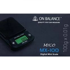 On Balance Myco Digital Scale MX100 0.01g_100g -Hookah Equipment Store BMX100 on balance digital scale3