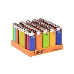 Bic Mini J25 Small Disposable Gas Lighter 50pack Tray