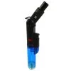 Stand Up Adjustable Head Blow Jet Lighter Transparent Body 19cm