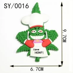 Cannabuds Silicone Fridge Magnets Novelty Weed Marijuana Chef