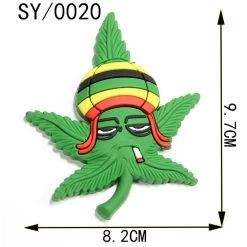 Cannabuds Silicone Fridge Magnets Novelty Weed Marijuana Dancer