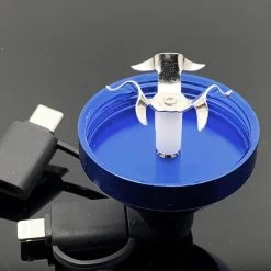 Electric USB Portable Herb Grinder Powered By Phone -Hookah Equipment Store Electrical Pocket Metal Alloy Grinder3