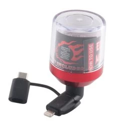 Electric USB Portable Herb Grinder Powered By Phone -Hookah Equipment Store Electrical Pocket Metal Alloy Grinder7