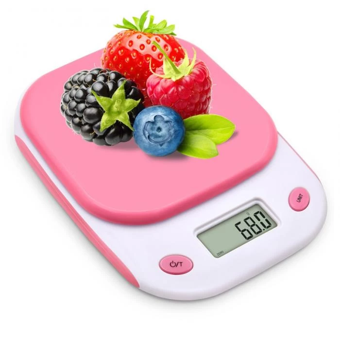 Elegant Kitchen Table Digital Scale Pink 1g_5kg 3 Elegant Kitchen Table Digital Scale Pink 1g_5kg - Image 3