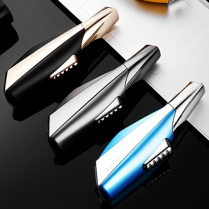 Jobon Superior Strong Single Jet Flame Metal Blow Lighter Blue 7 Jobon Superior Strong Single Jet Flame Metal Blow Lighter Blue - Image 7