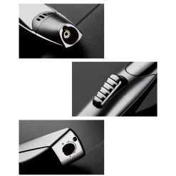 Jobon Superior Strong Single Jet Flame Metal Blow Lighter Black Gold -Hookah Equipment Store GLA23 jobon superior strong jet lighter detail2 3