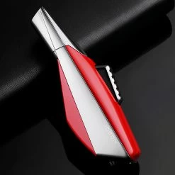 Jobon Superior Strong Single Jet Flame Metal Blow Lighter Red