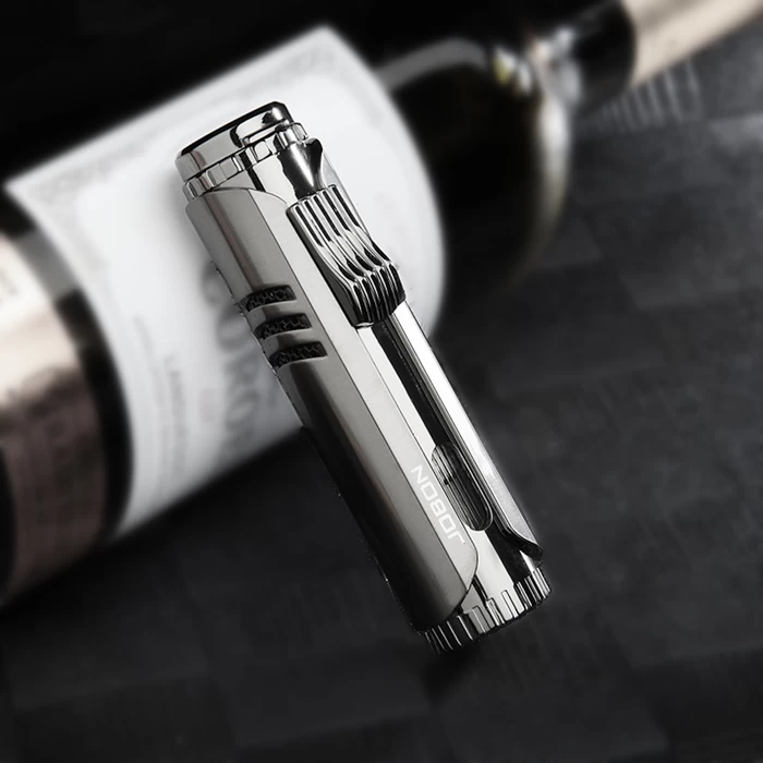 Jobon Gift Jet Lighter GLA29E Gun Grey 1 Jobon Gift Jet Lighter GLA29E Gun Grey