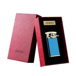Jobon Jet Lighter Classic Windproof GLA33 Blue -Hookah Equipment Store GLA33 jobon classic gift jet lighter inbox