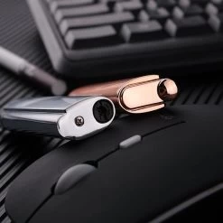 JOBON Windproof Hidden Flame Jet Lighter Rose Gold -Hookah Equipment Store Gla17 jobon wind proof eletronical ignition refillable gas lighter twin 1