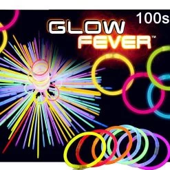 Glow Fever 20cm Bracelets Light Sticks Mix Colour 100s