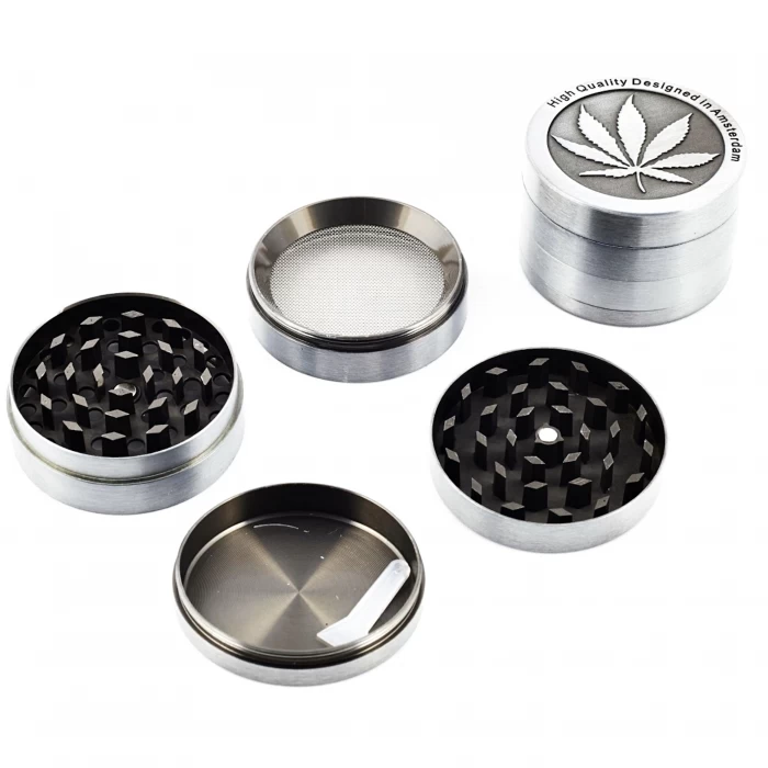 D52mm High Quality Amsterdam Zinc Alloy 4 Layer Grinder 1 D52mm High Quality Amsterdam Zinc Alloy 4 Layer Grinder