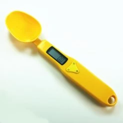 Innovative LCD Display Kitchen Spoon Digital Scale 0.1g_500g Yellow -Hookah Equipment Store Inovative kitchen digital scale spoon