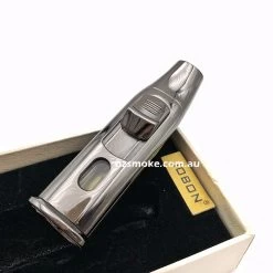 Jobon Brand Butane Jet Lighter Grey -Hookah Equipment Store Jobon Brand small jet torch black 3