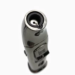 Jobon Brand Butane Jet Lighter Grey -Hookah Equipment Store Jobon Brand small jet torch black 4