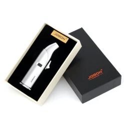 Jobon Brand Butane Jet Lighter Sliver