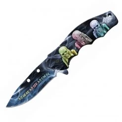Albainox Fantasy Skull ABS 3D Handle Knife