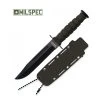 Milspec Groove Blood Blade Green ABS Handle Knife