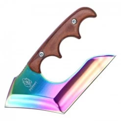 Buckshot Mini Clever Wood Handle Knife Rainbow