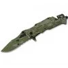 Albsinox Green Camo Aluminium Handle Knife